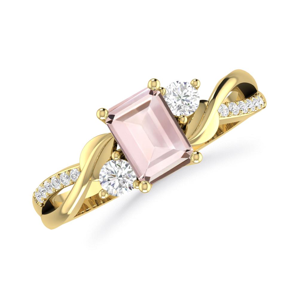 Yellow Gold - Morganite