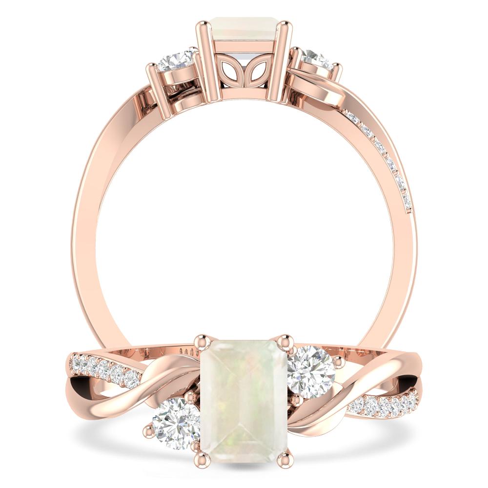 Rose Gold - Opal