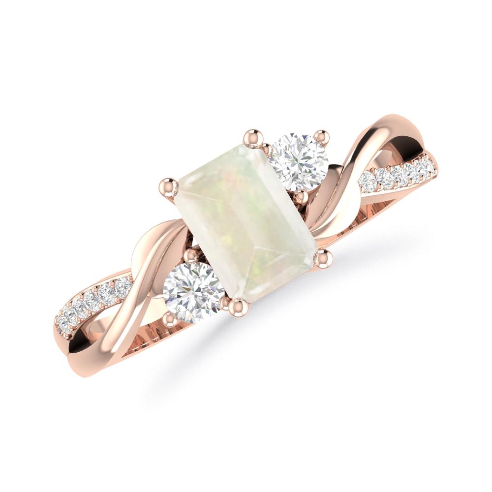 Rose Gold - Opal