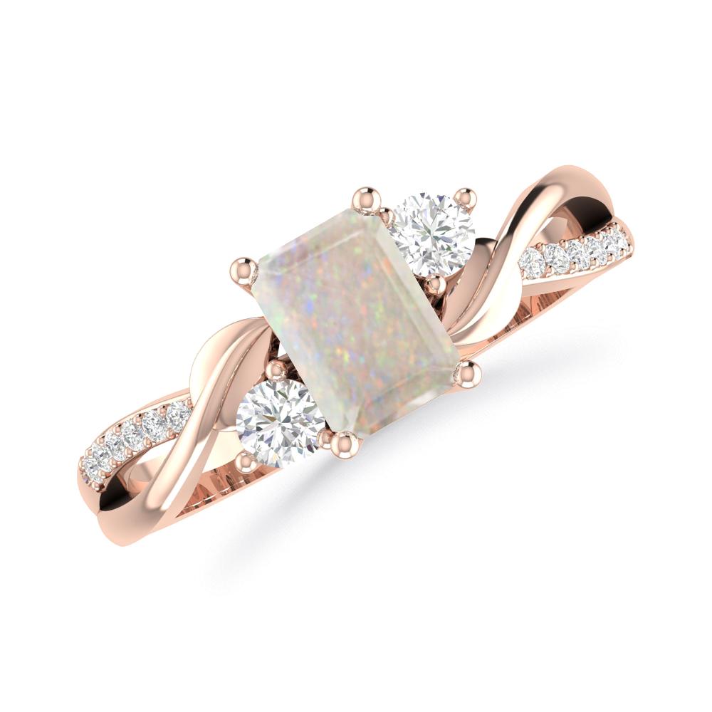 Rose Gold - Opal