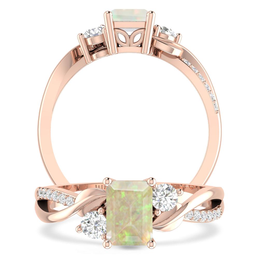 Rose Gold - Opal