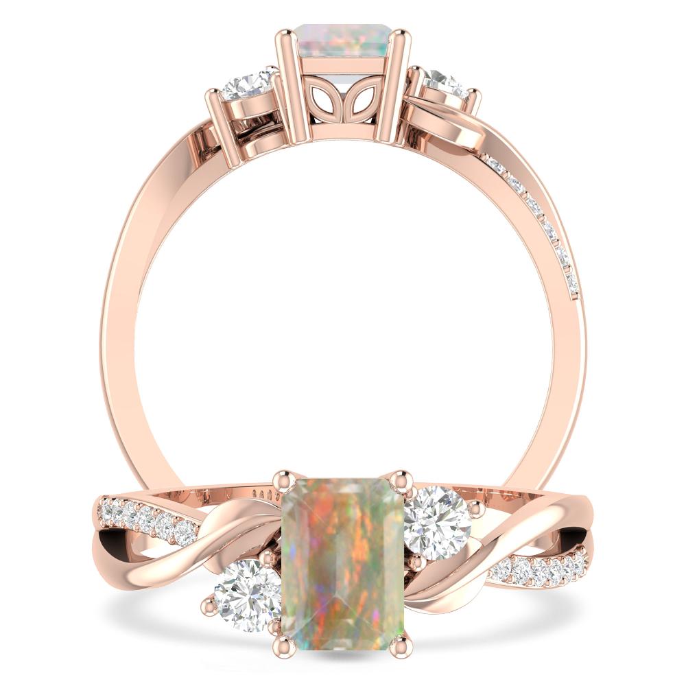 Rose Gold - Opal