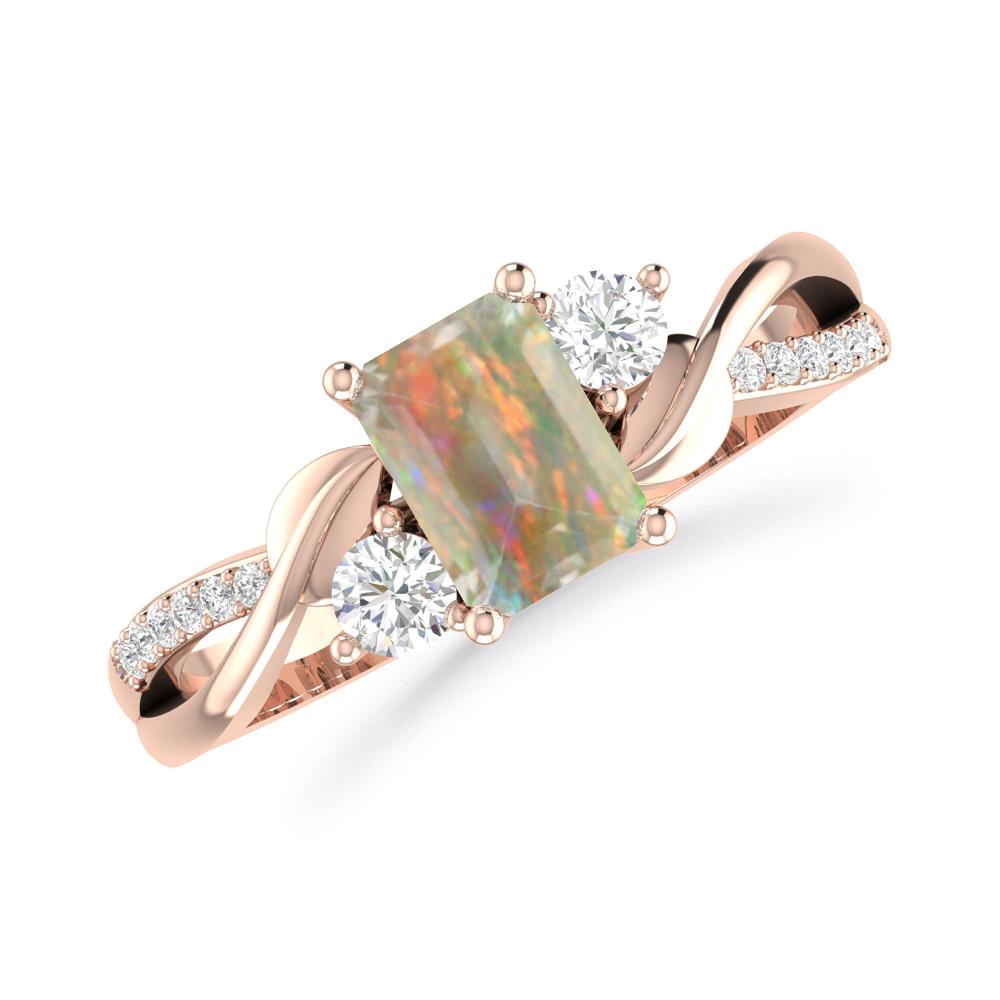 Rose Gold - Opal