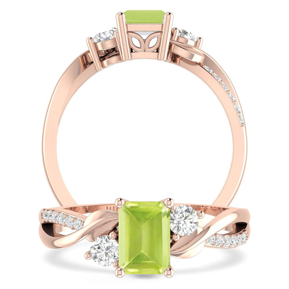 Rose Gold - Peridot