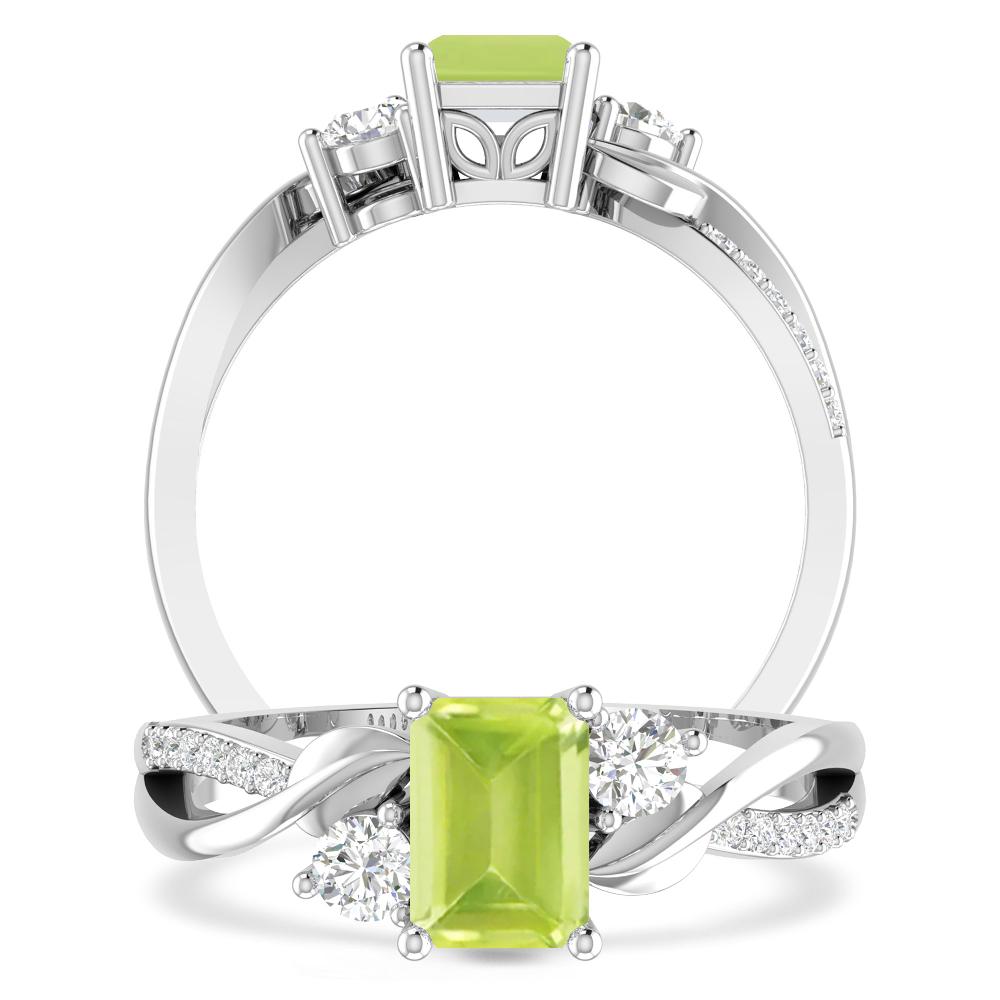 White Gold - Peridot