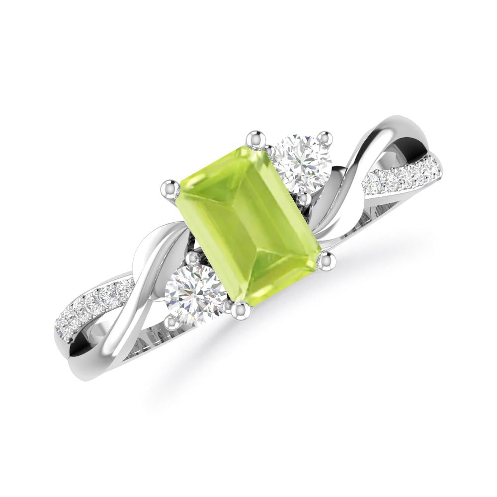 White Gold - Peridot