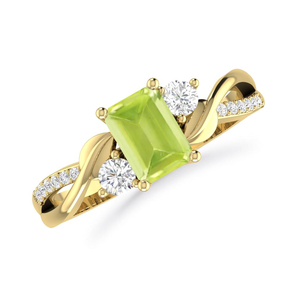 Yellow Gold - Peridot