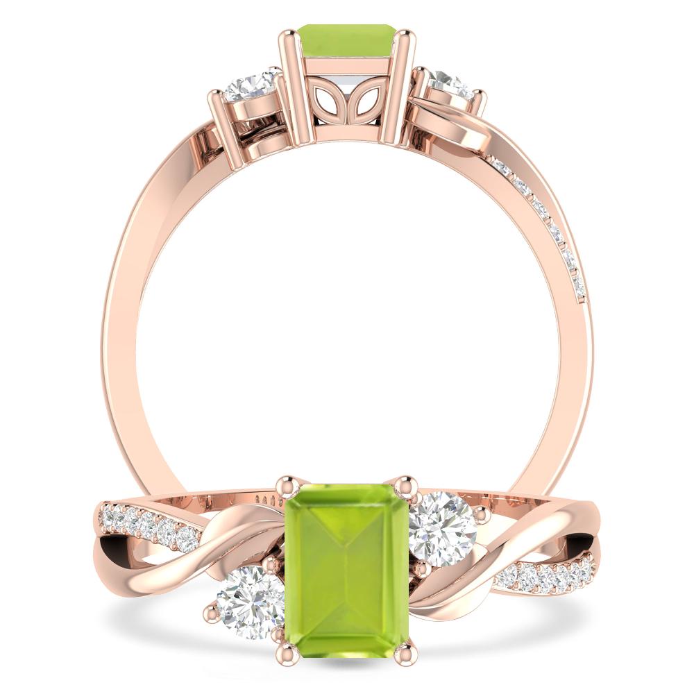 Rose Gold - Peridot