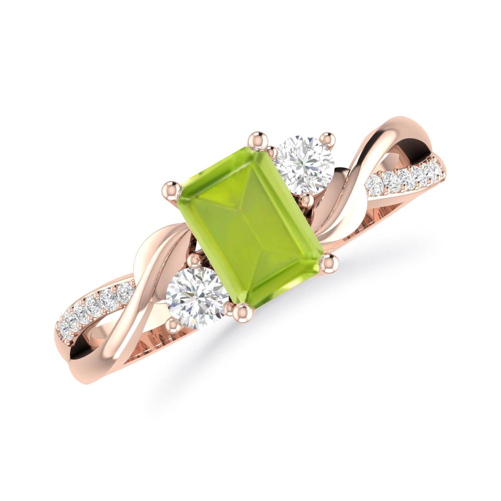 Rose Gold - Peridot