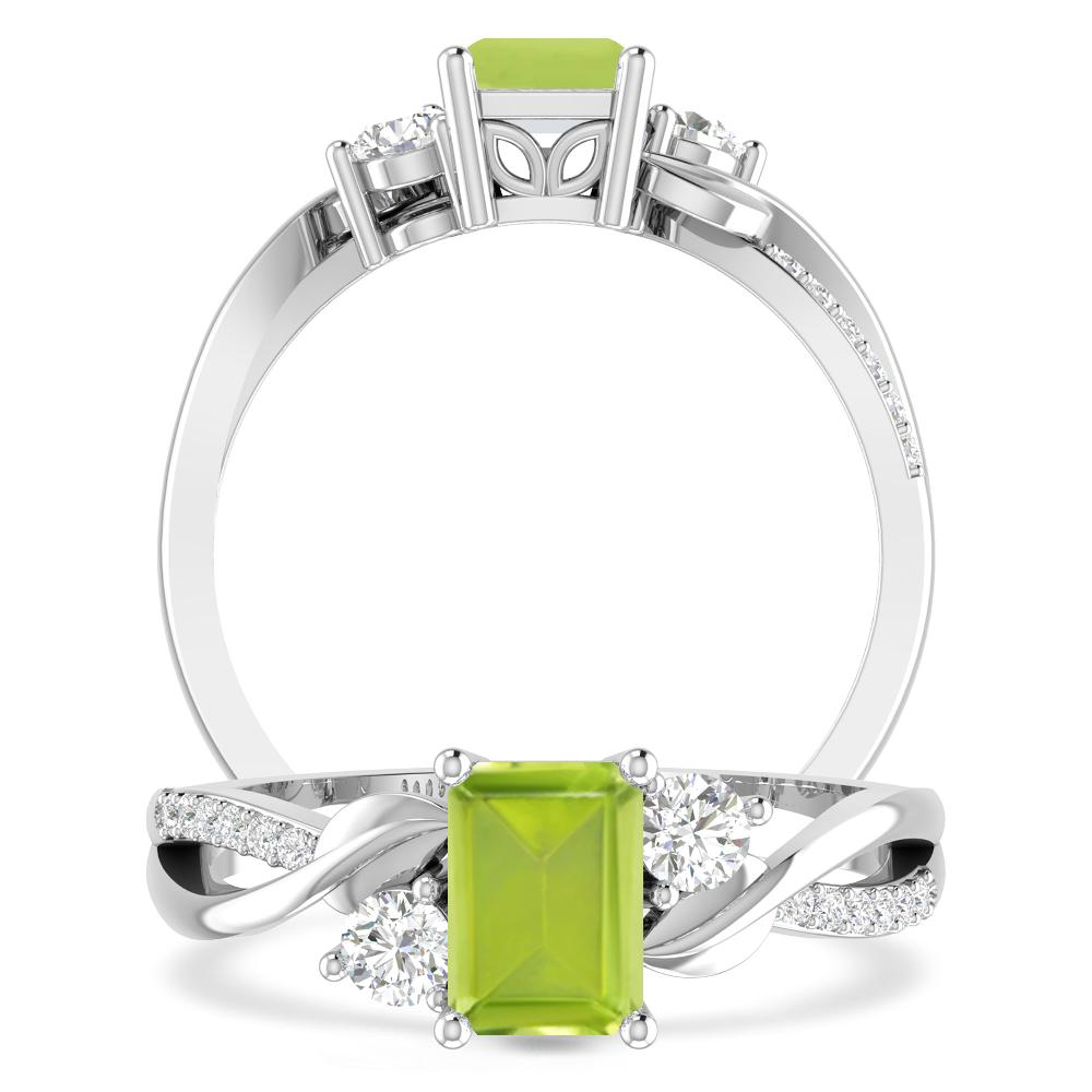 White Gold - Peridot