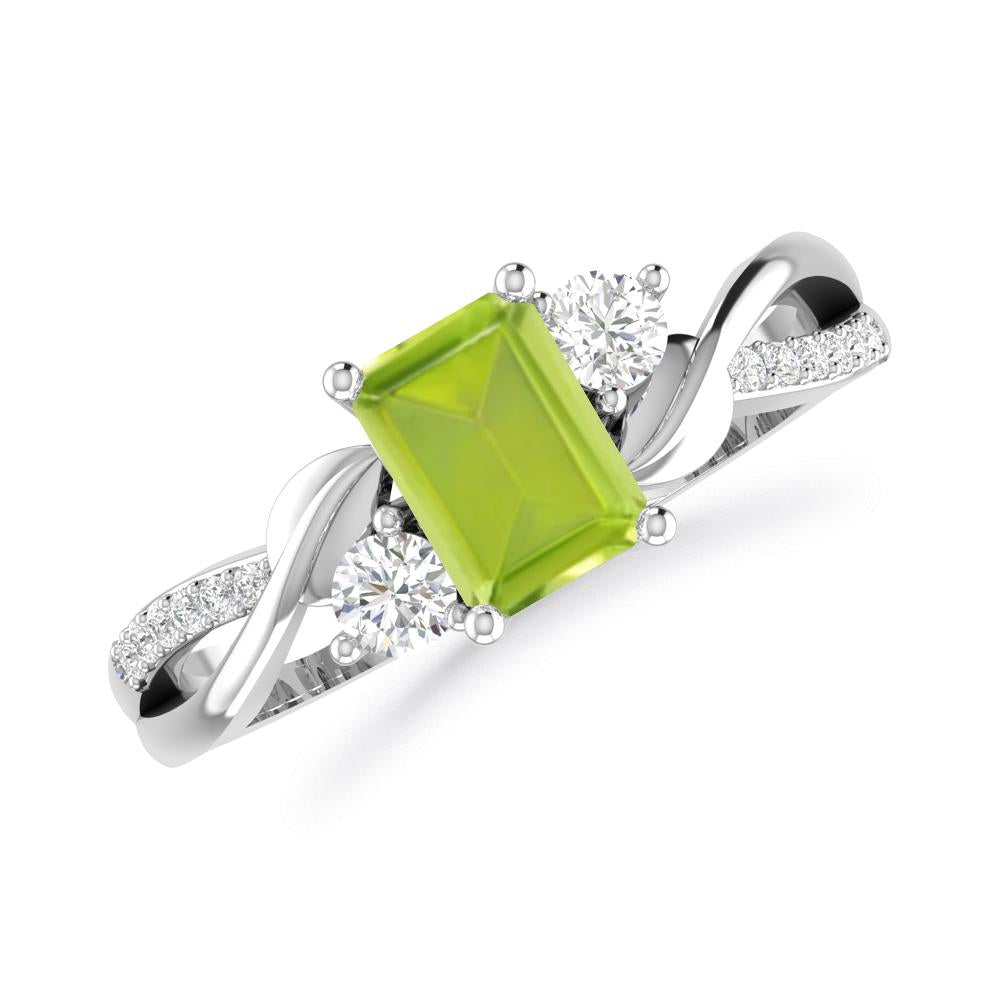 White Gold - Peridot