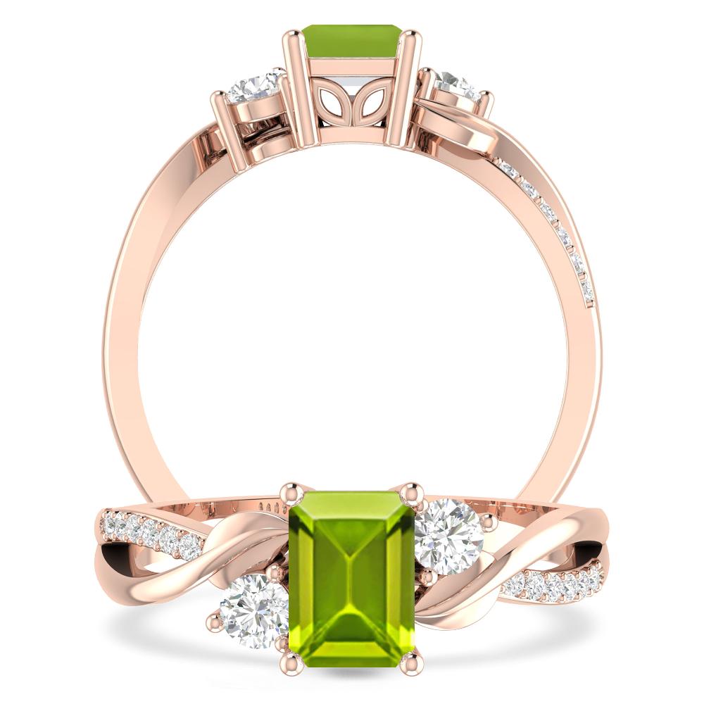 Rose Gold - Peridot