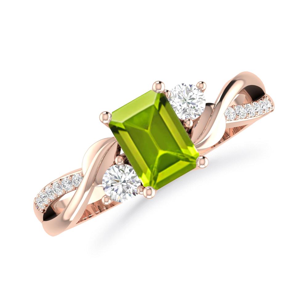 Rose Gold - Peridot