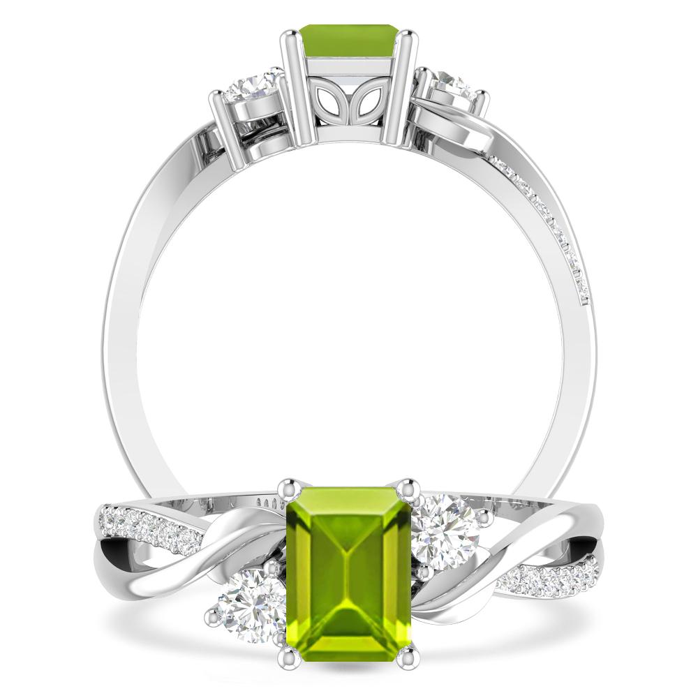 White Gold - Peridot