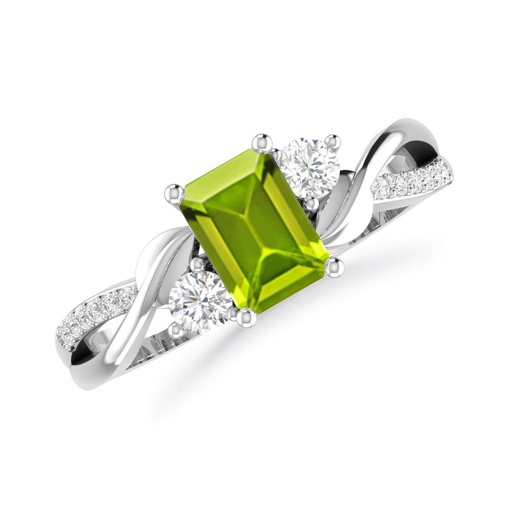 White Gold - Peridot