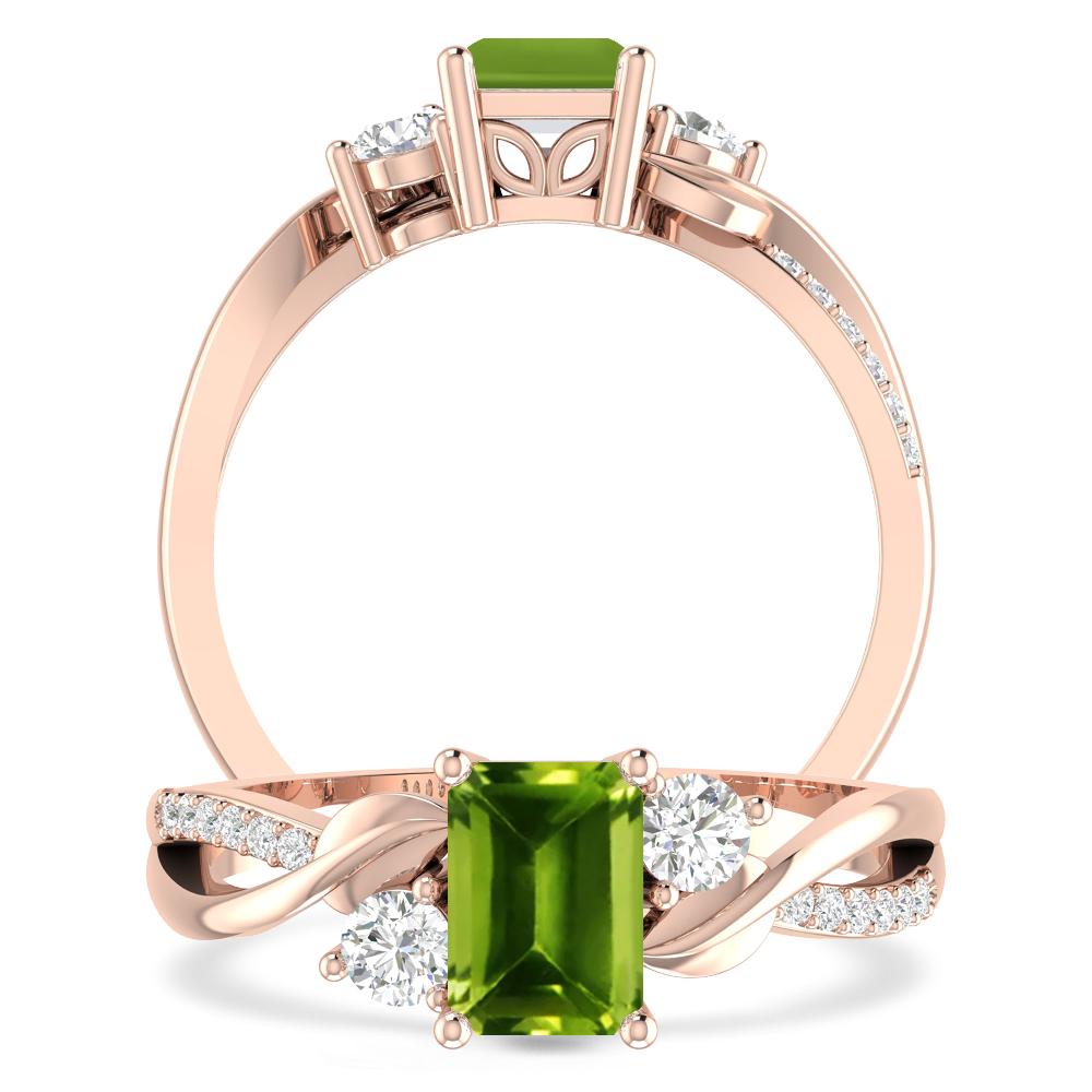 Rose Gold - Peridot