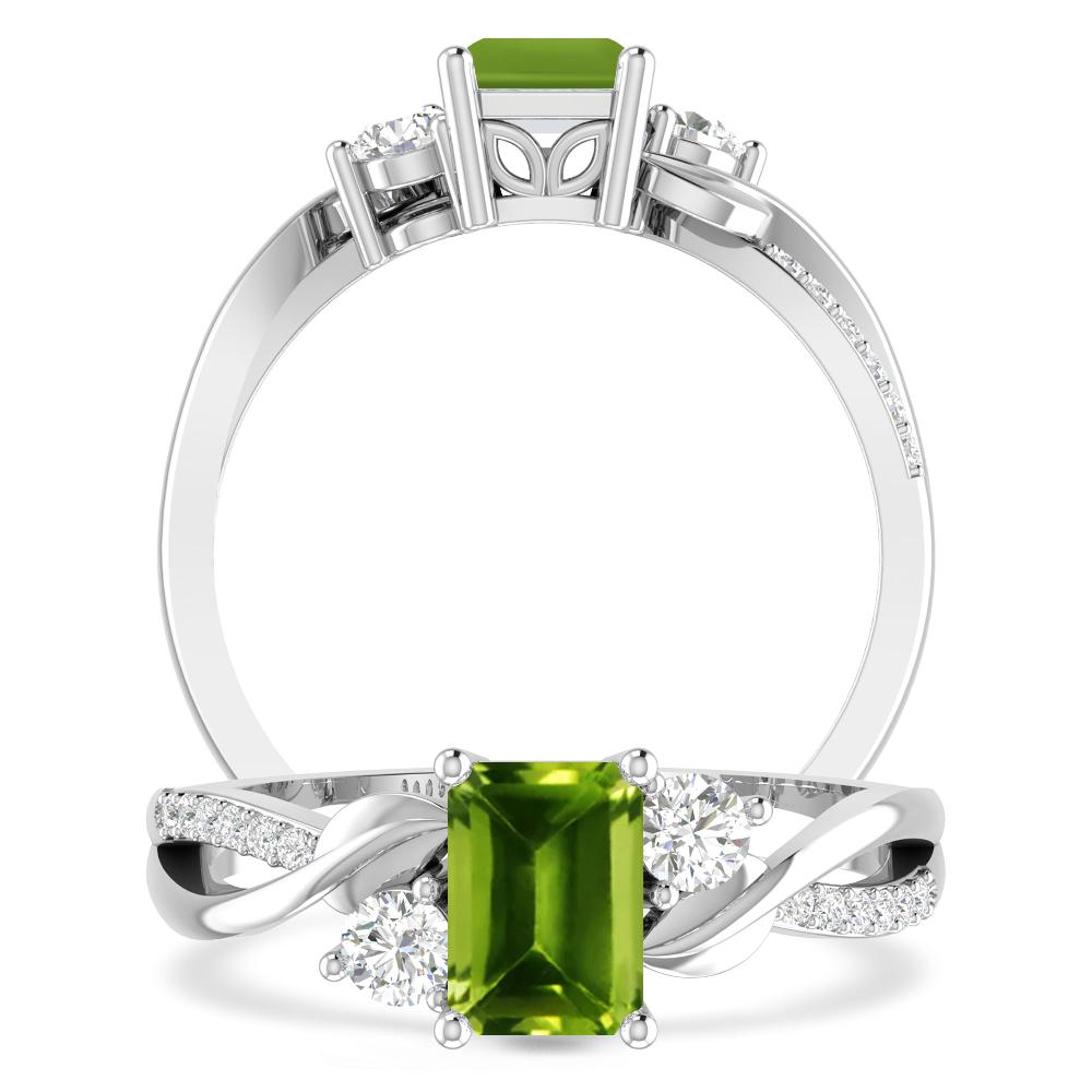 White Gold - Peridot