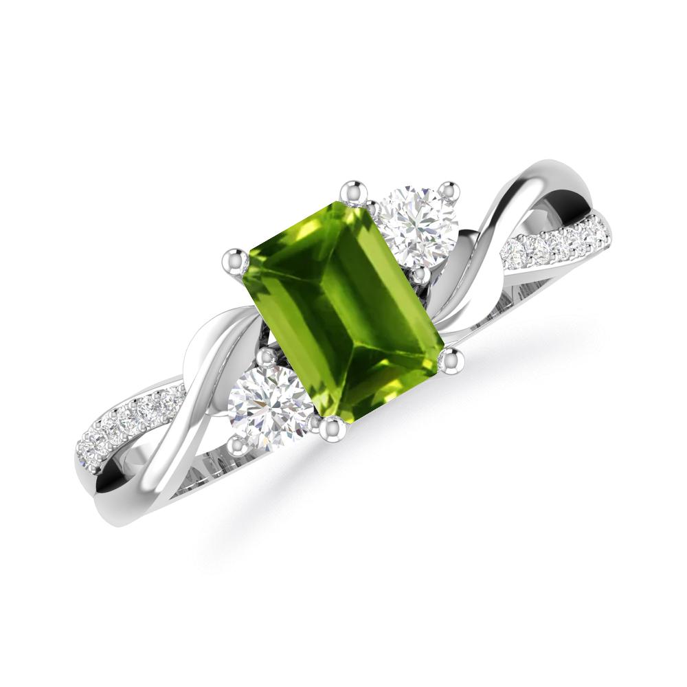 White Gold - Peridot