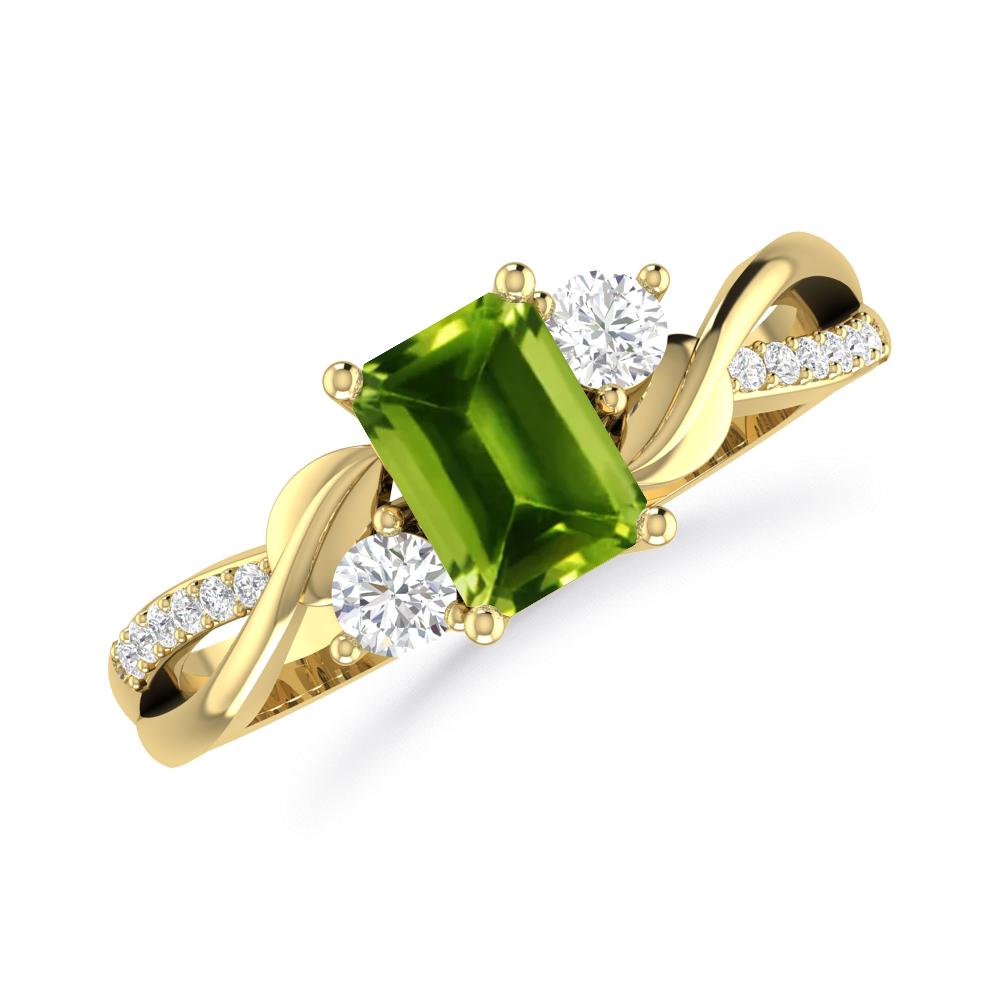 Yellow Gold - Peridot