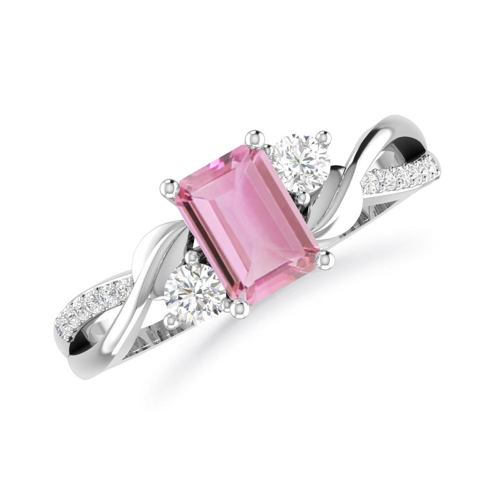 White Gold - Pink Tourmaline