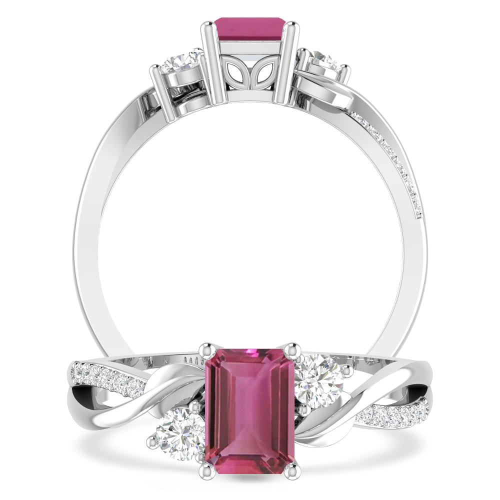 White Gold - Pink Tourmaline