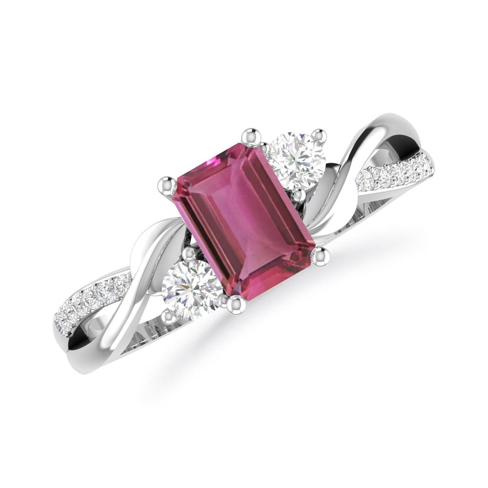 White Gold - Pink Tourmaline