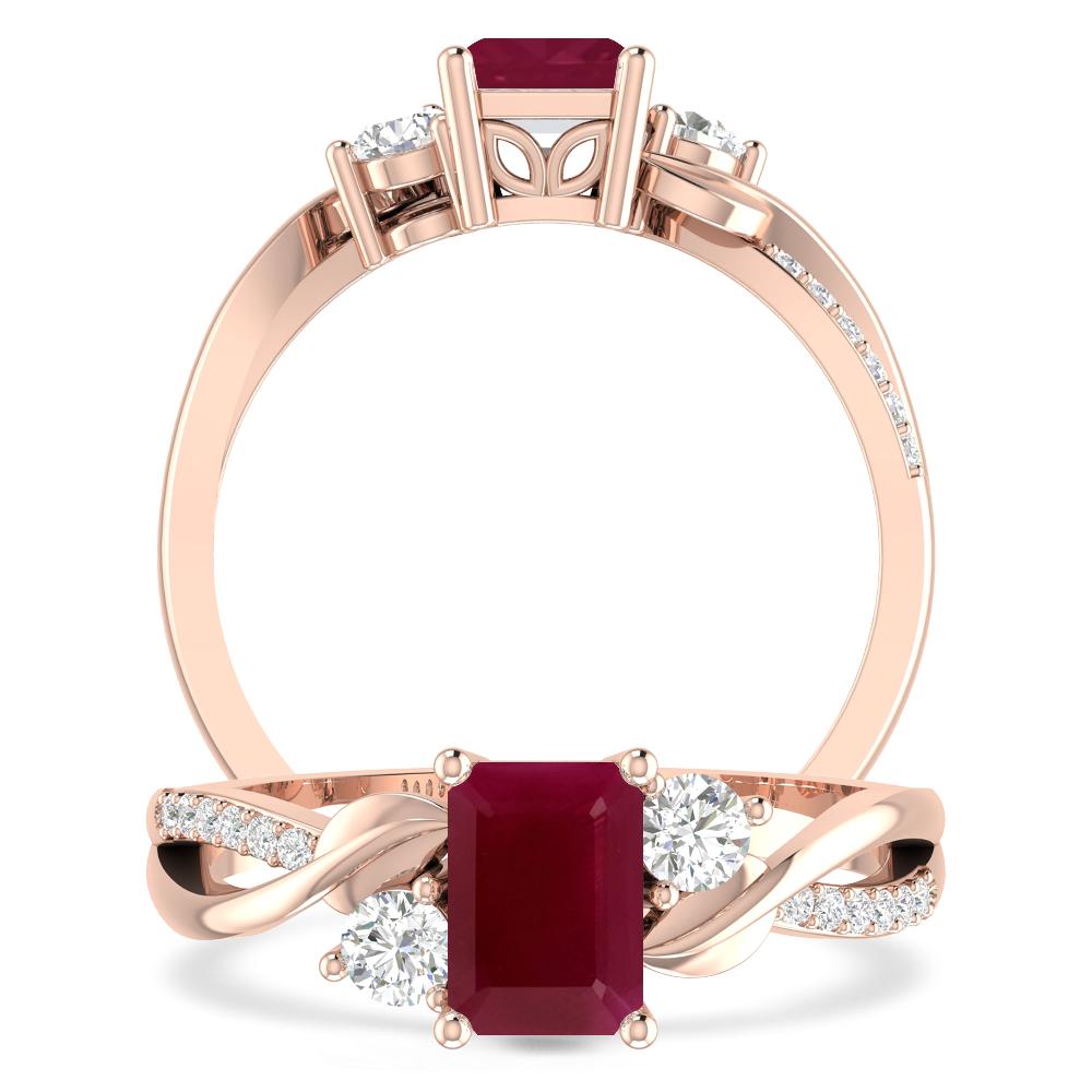 Rose Gold - Ruby