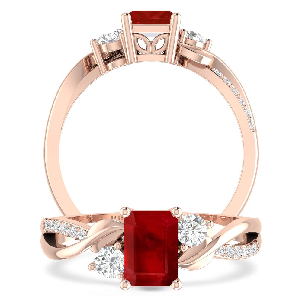 Rose Gold - Ruby