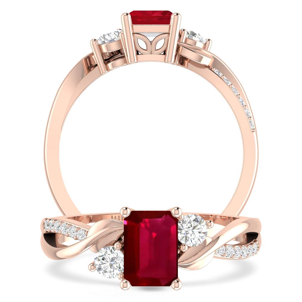 Rose Gold - Ruby