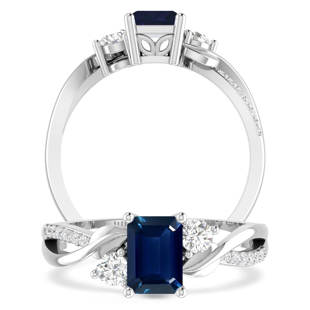 White Gold - Sapphire