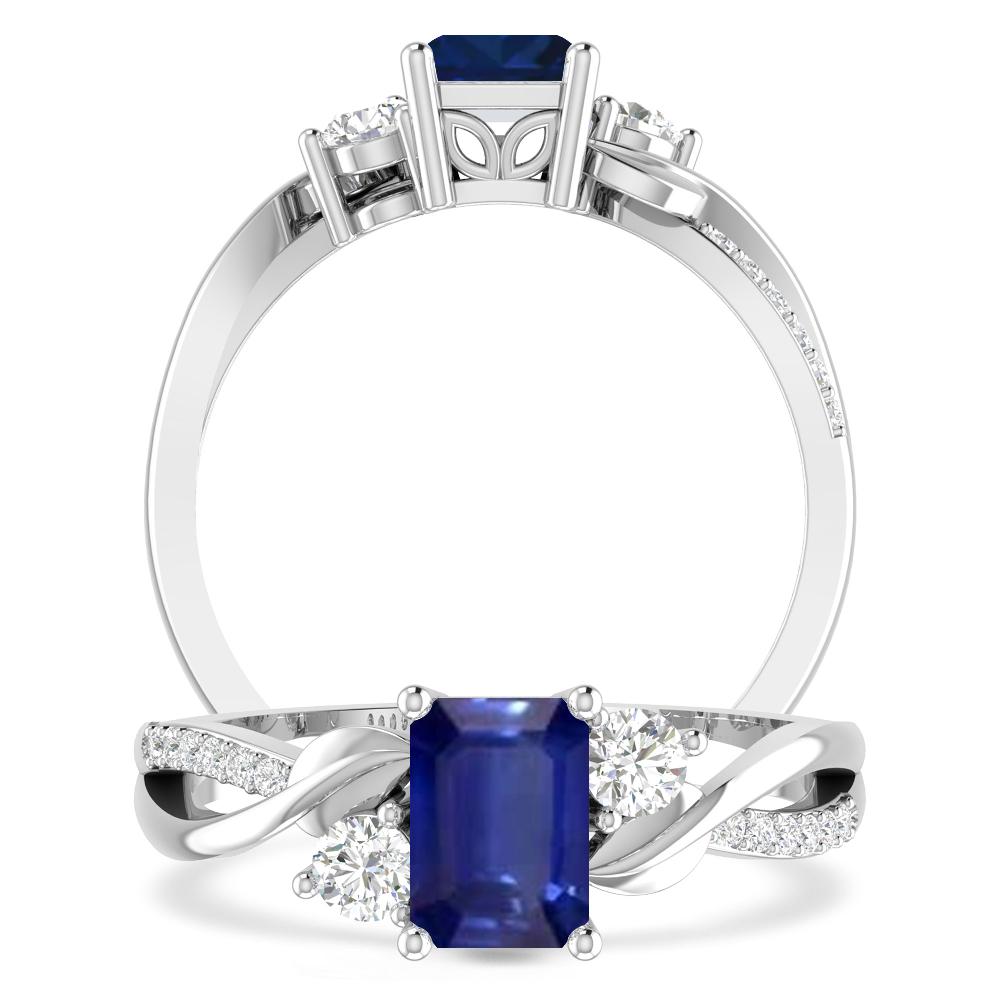 White Gold - Sapphire