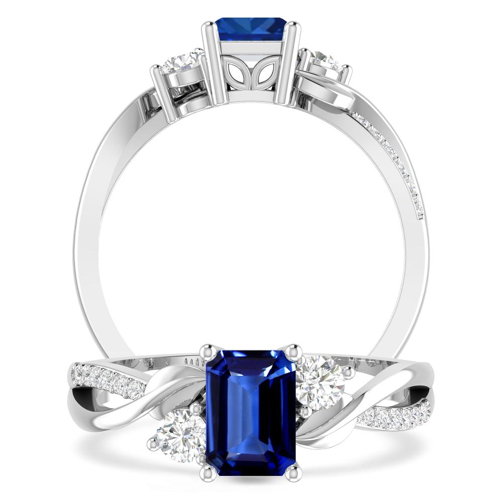 White Gold - Sapphire