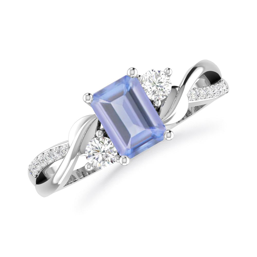 White Gold - Tanzanite