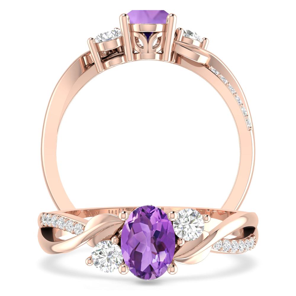 Rose Gold - Amethyst