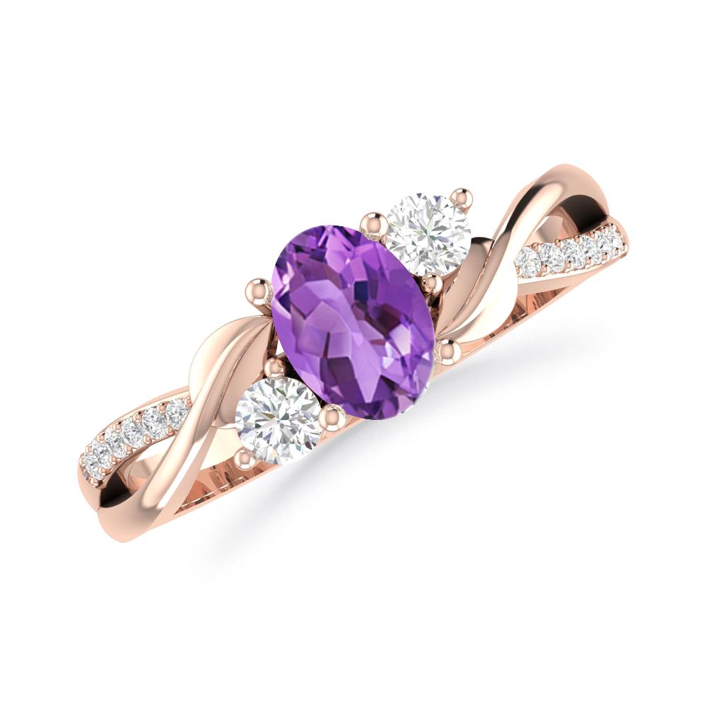 Rose Gold - Amethyst