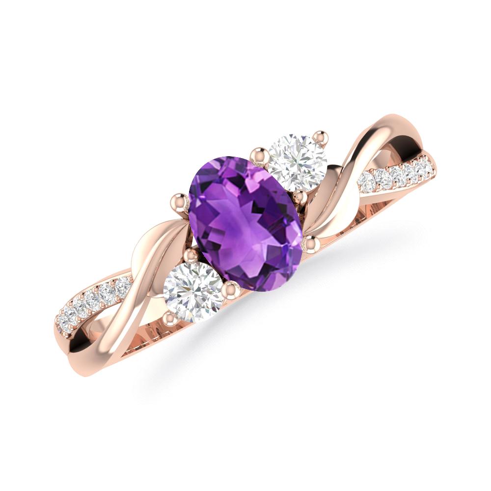 Rose Gold - Amethyst