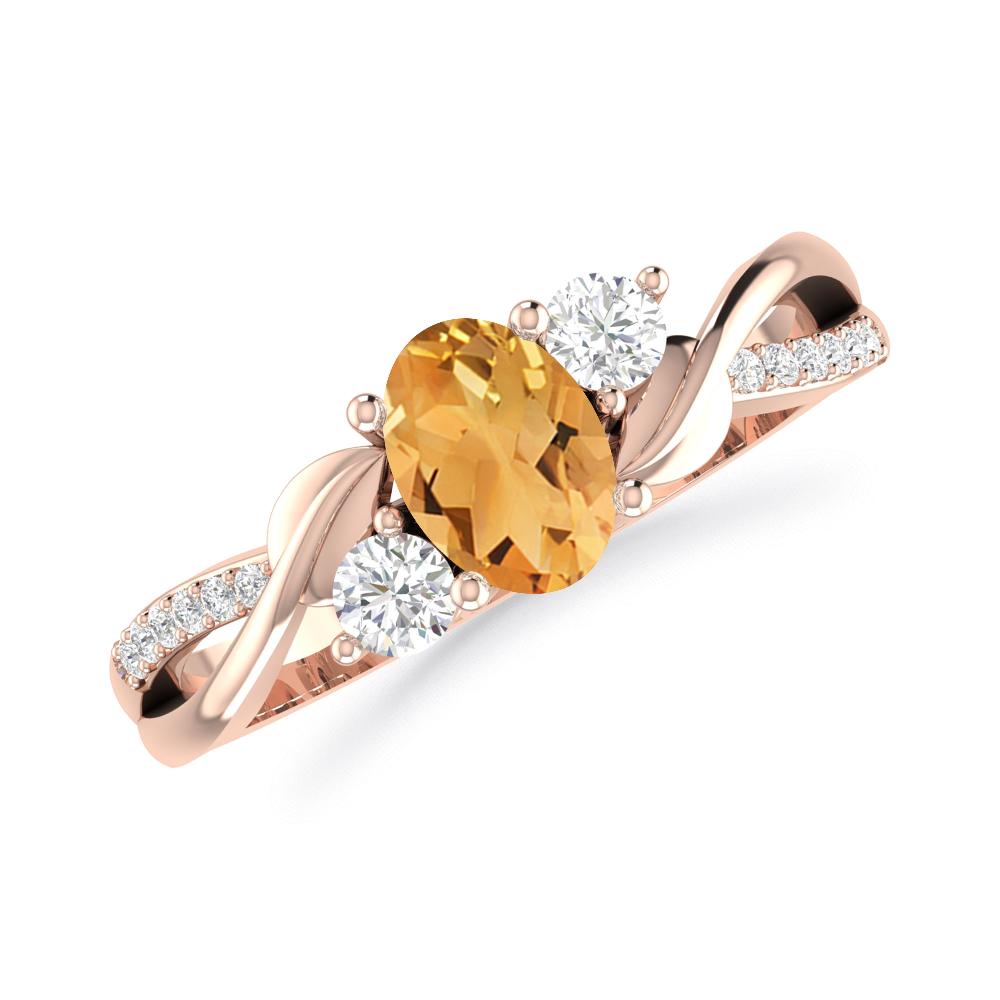 Rose Gold - Citrine