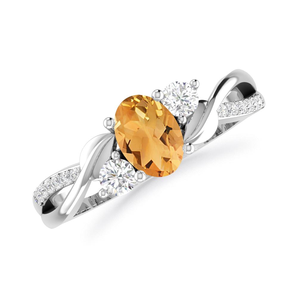 White Gold - Citrine