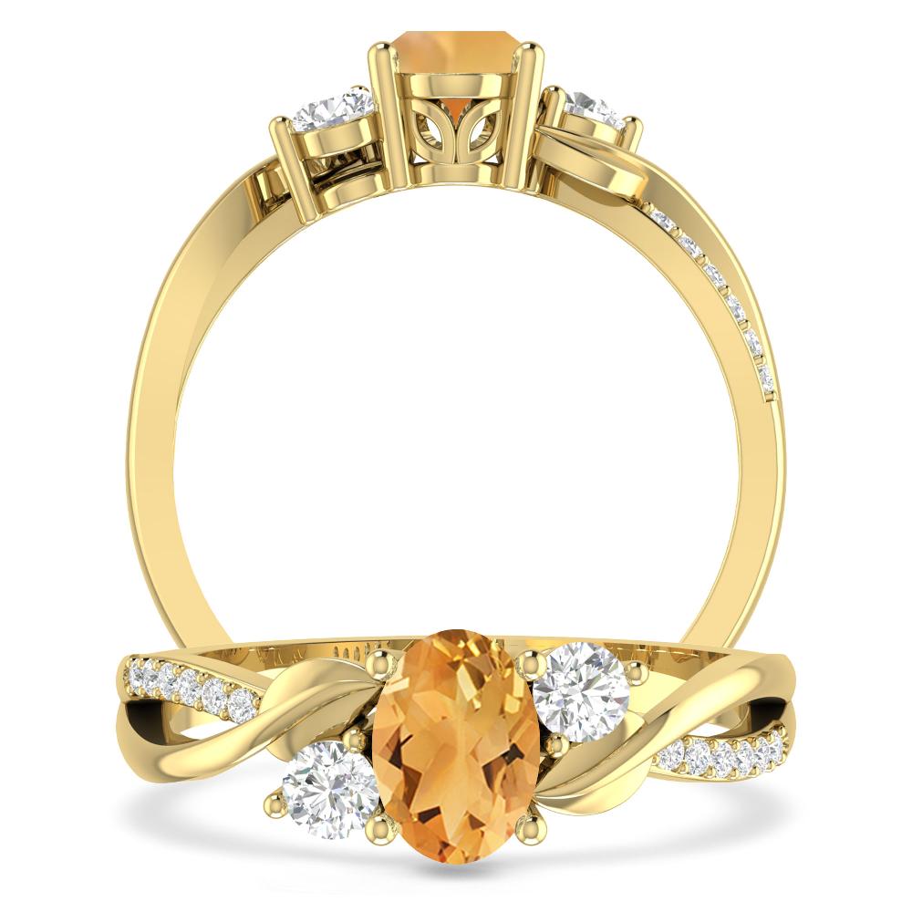 Yellow Gold - Citrine