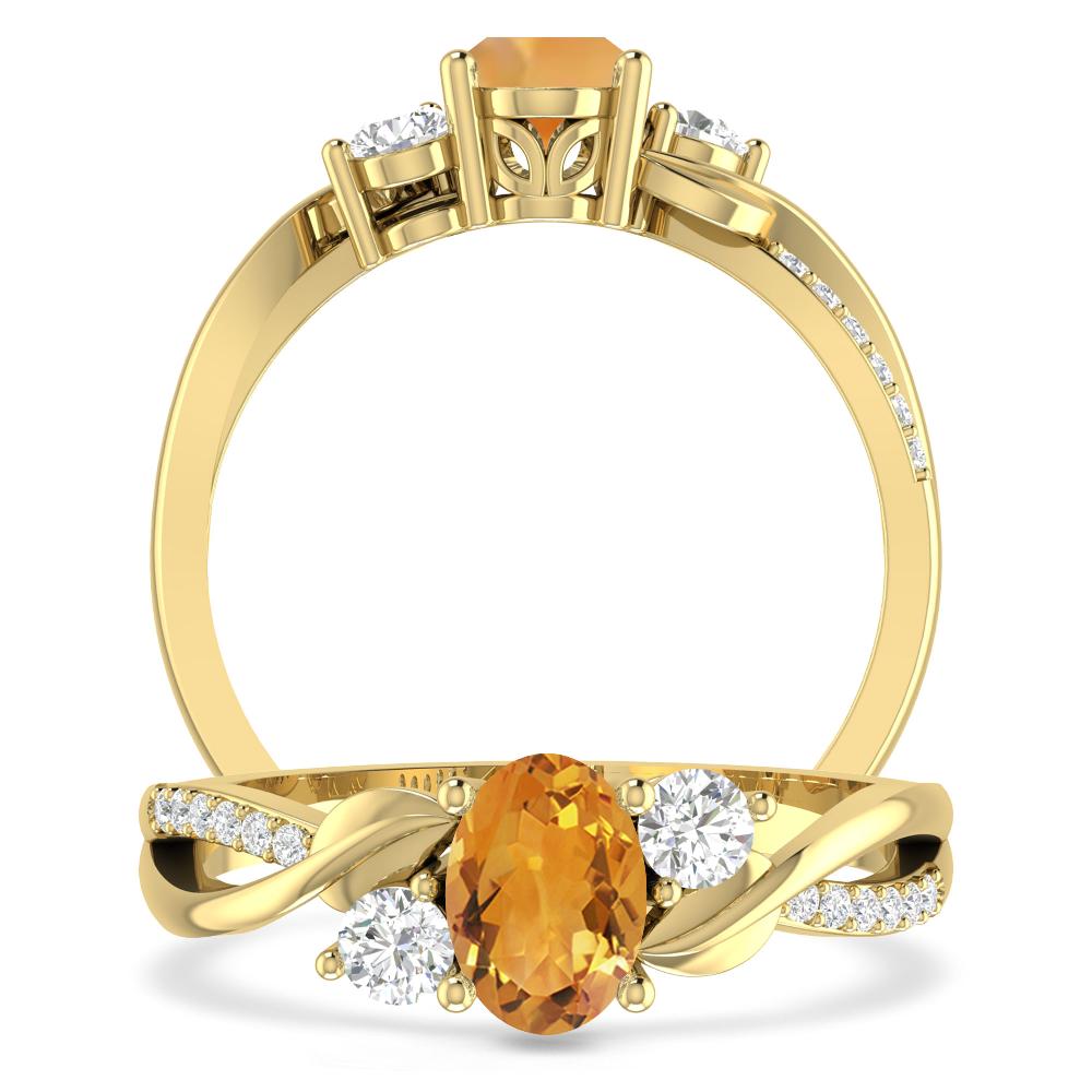 Yellow Gold - Citrine