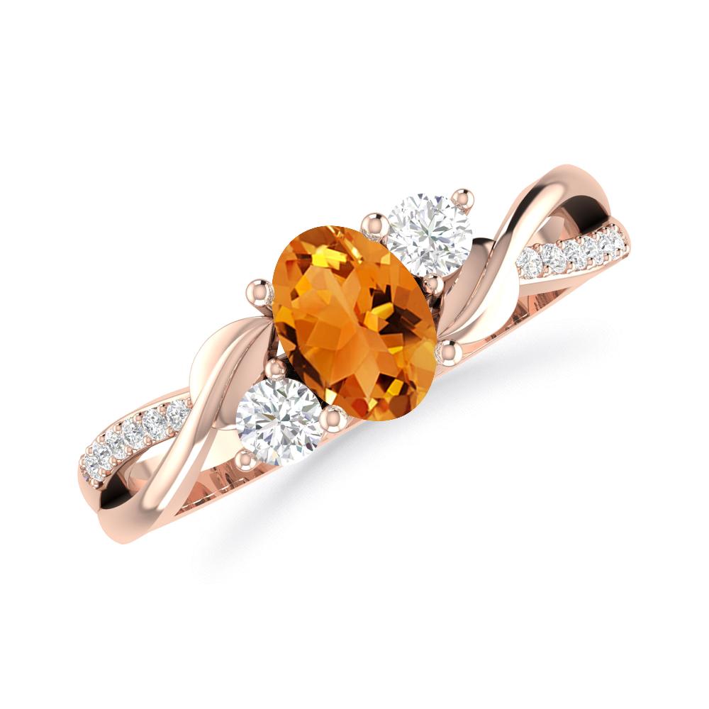 Rose Gold - Citrine