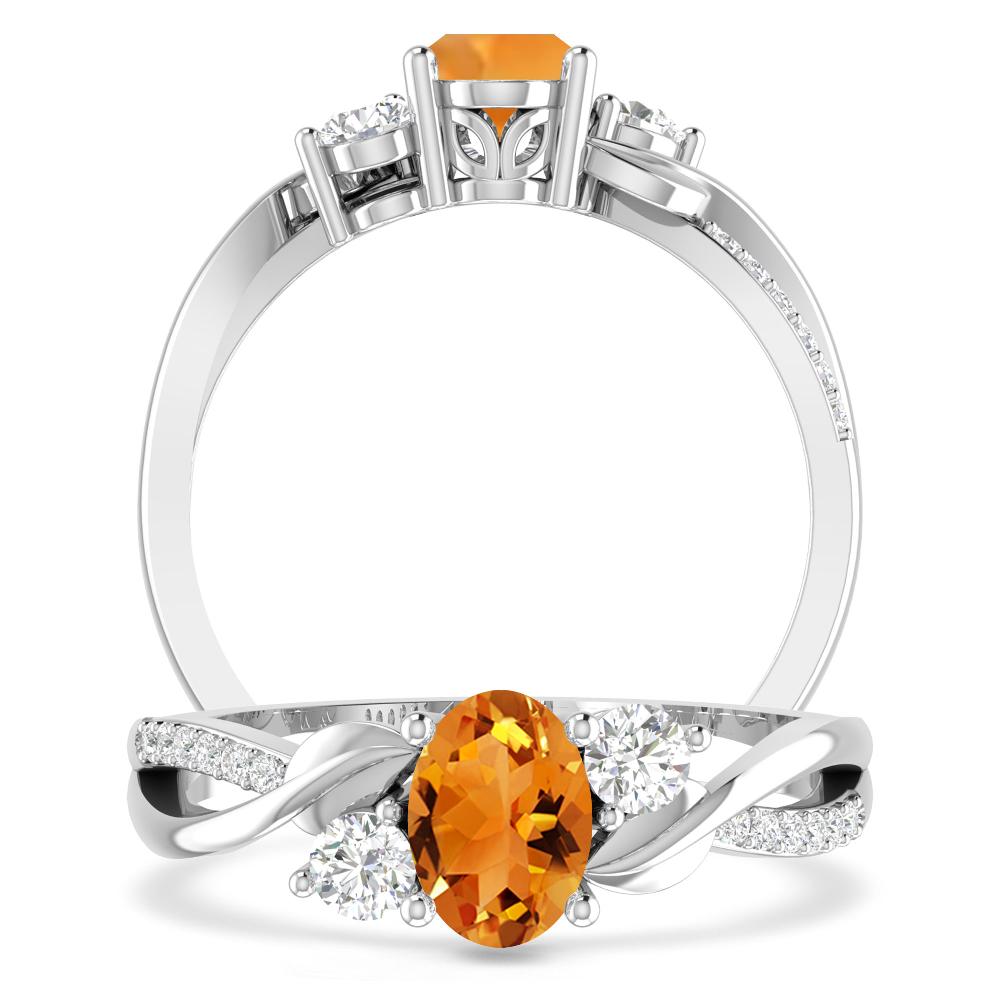 White Gold - Citrine