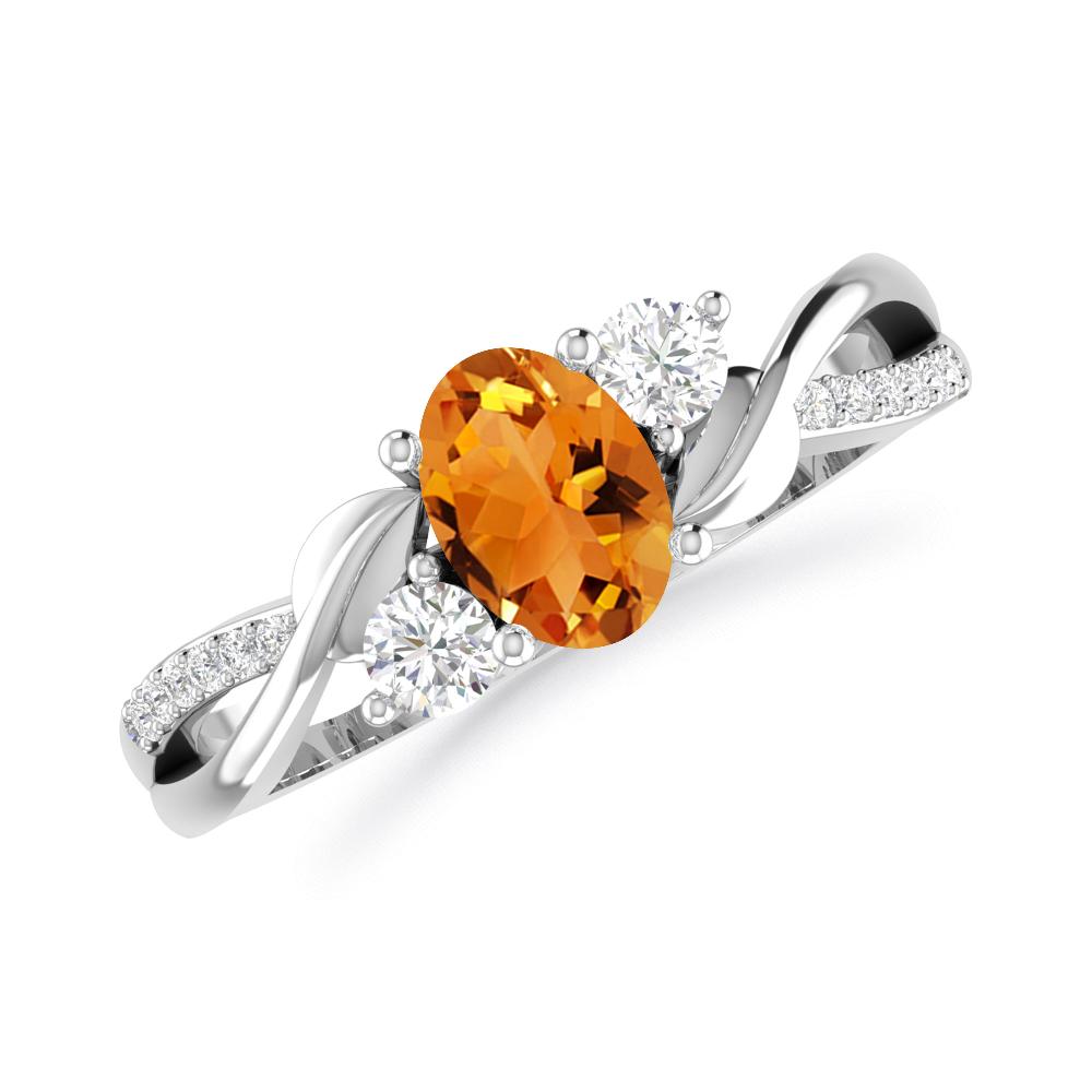 White Gold - Citrine