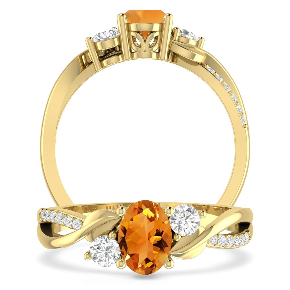 Yellow Gold - Citrine