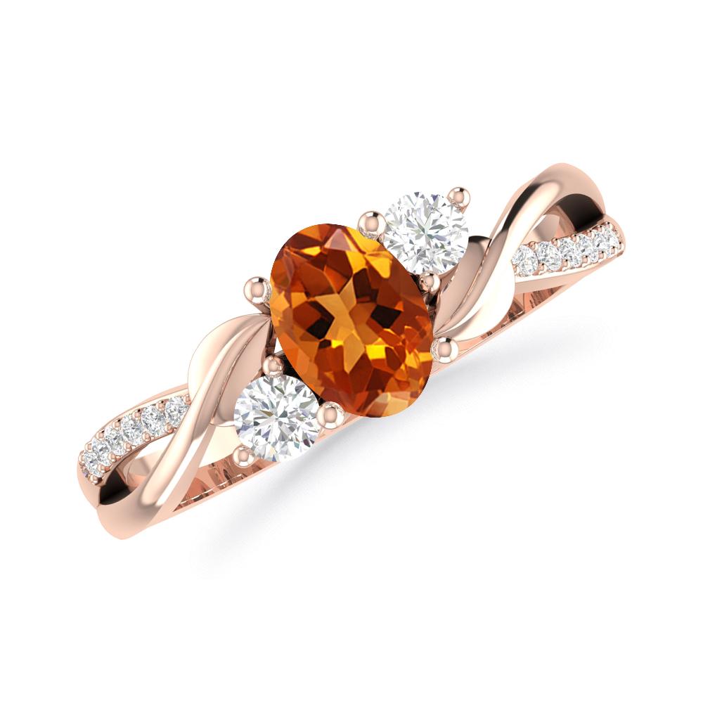 Rose Gold - Citrine