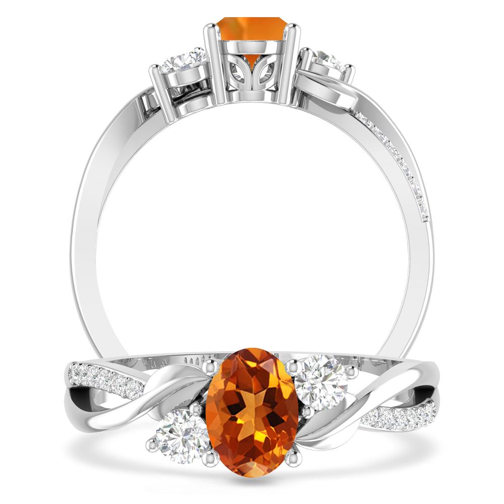 White Gold - Citrine