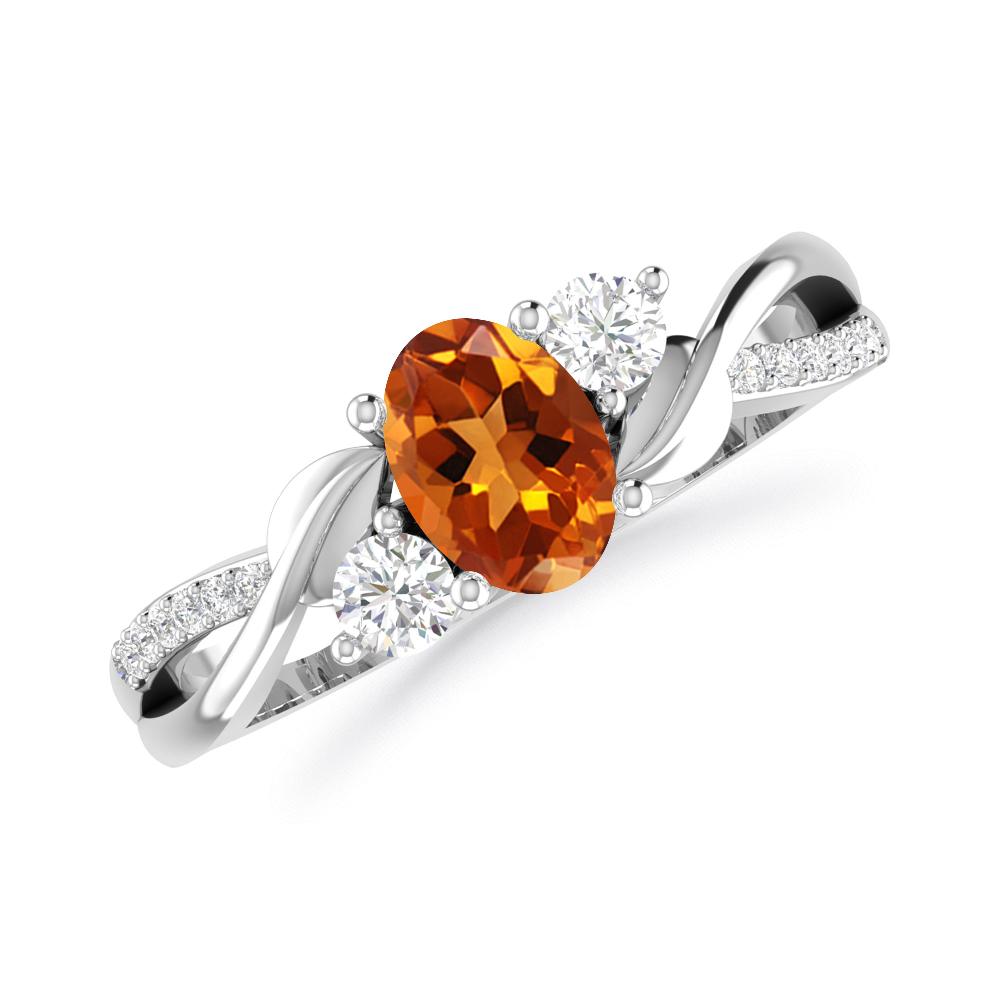 White Gold - Citrine