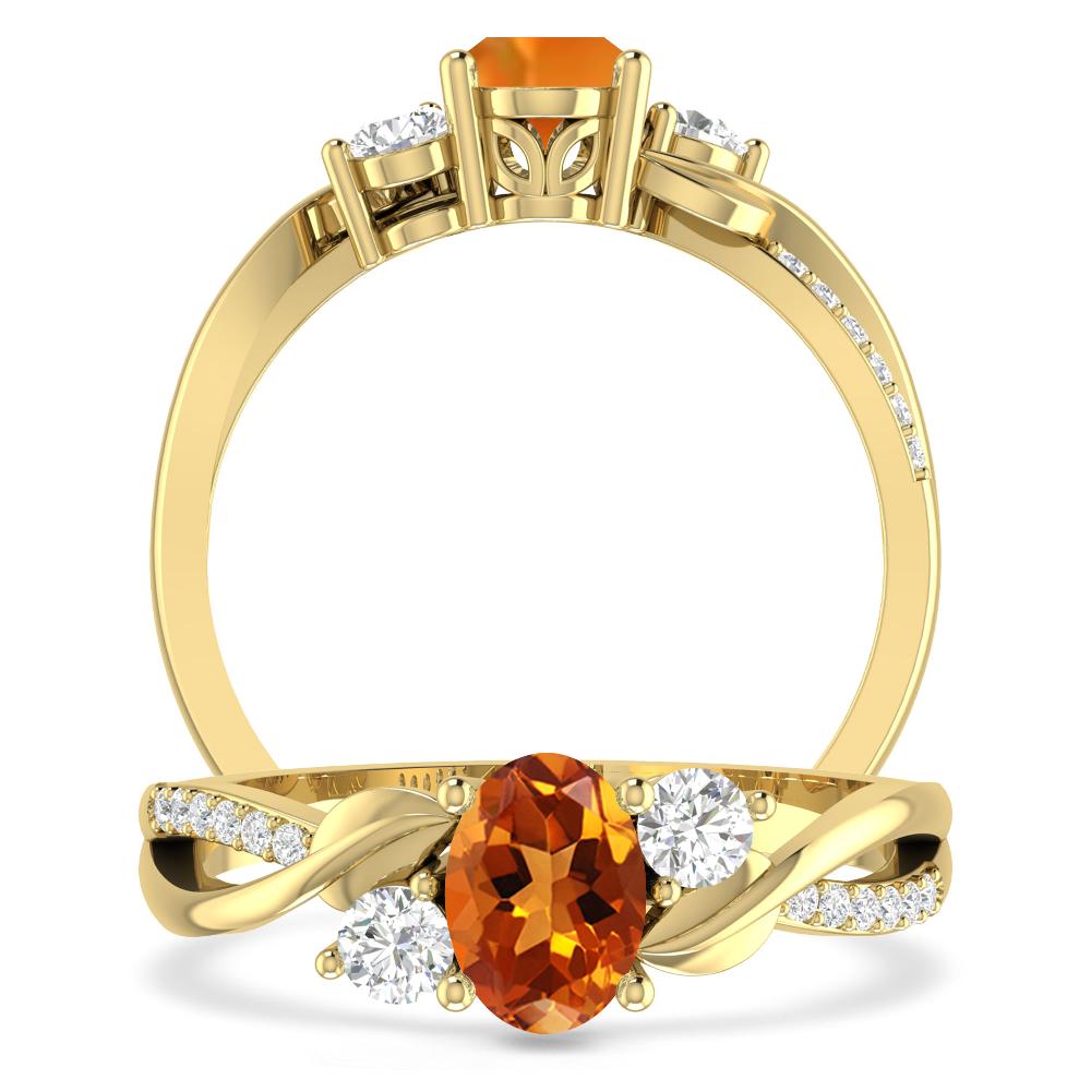 Yellow Gold - Citrine