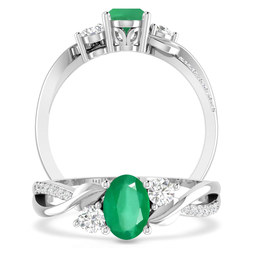 White Gold - Emerald