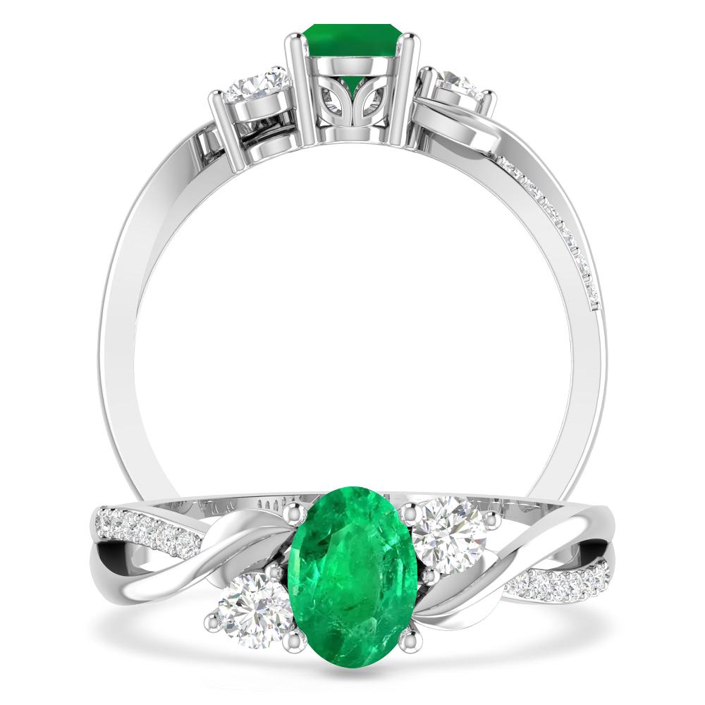 White Gold - Emerald